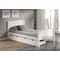 Alaterre Furniture Harmony Twin Wood Platform Bed with Storage Drawers, White AJHO10WHS - alternate 2